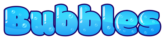Logo de Bubbles, un juego de burbujas para casino online