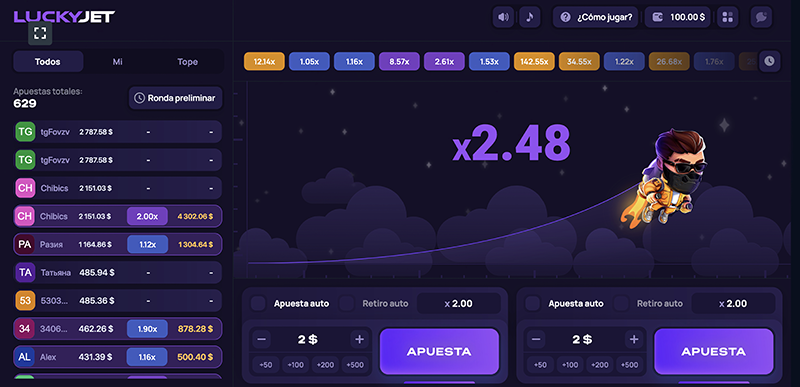 lucky jet 1win Argentina