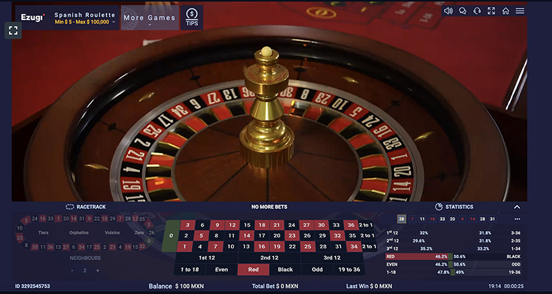 1win Ruleta en vivo